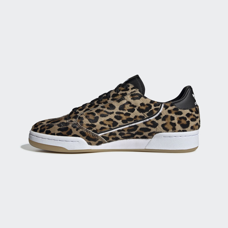 Adidas originals continental 80 sales leopard